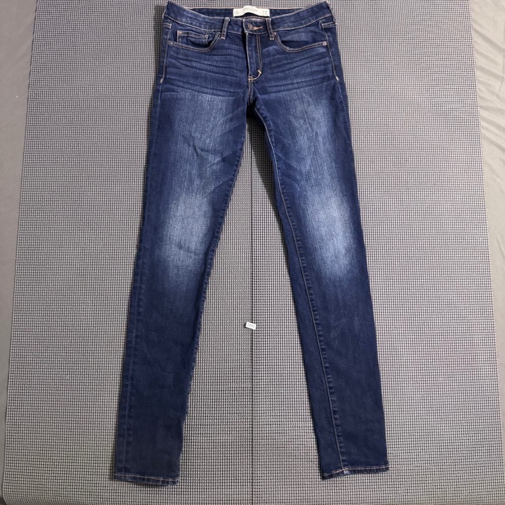 Abercrombie & Fitch Super Skinny Jeans Women's 6 Long Dark Wash